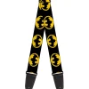Guitar Strap - Batman 1989 Logo Black/Yellow