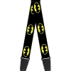 Guitar Strap - Batman Shield Black Yellow
