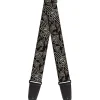 Guitar Strap - BD Logo Scattered Black Gray