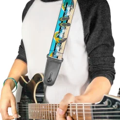 Guitar Strap - Beach Scene 1