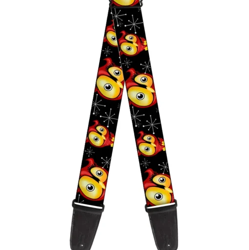 Guitar Strap - Big Eye Owl