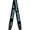 Guitar Strap - BITCH PLEASE Black/Blue/Gray