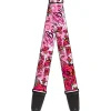 Guitar Strap - Born to Blossom Pink