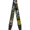 Guitar Strap - Born to Raise Hell Gray