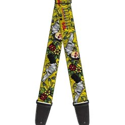 Guitar Strap - Born to Raise Hell Yellow