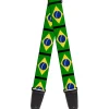 Guitar Strap - Brazil Flags