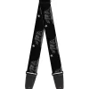 Guitar Strap - Cali Bear Black Grays
