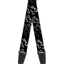 Guitar Strap - CALI Fade Diagonal Black Gray White