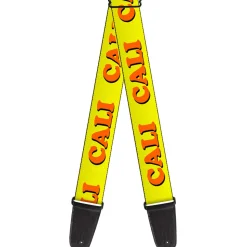 Guitar Strap - CALI Yellow Orange