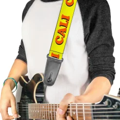 Guitar Strap - CALI Yellow Orange