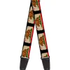 Guitar Strap - California Flag Distressed Painting Blocks