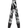Guitar Strap - Camo White
