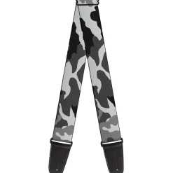 Guitar Strap - Camo White