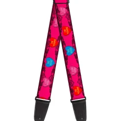 Guitar Strap - Candy Hearts