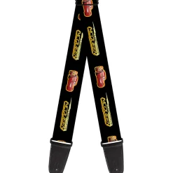 Guitar Strap - Cars 3 LIGHTNING MCQUEEN Pose Bolt Black Yellows