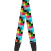 Guitar Strap - Checker Bright Pastel