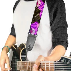 Guitar Strap - Cheshire Cat Tree Poses