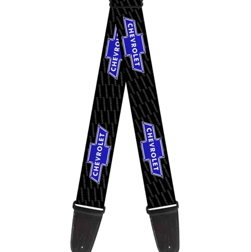 Guitar Strap - Chevy Bowtie REPEAT w Text