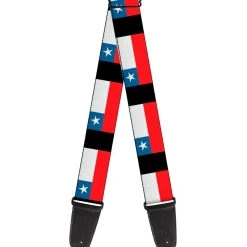 Guitar Strap - Chile Flags
