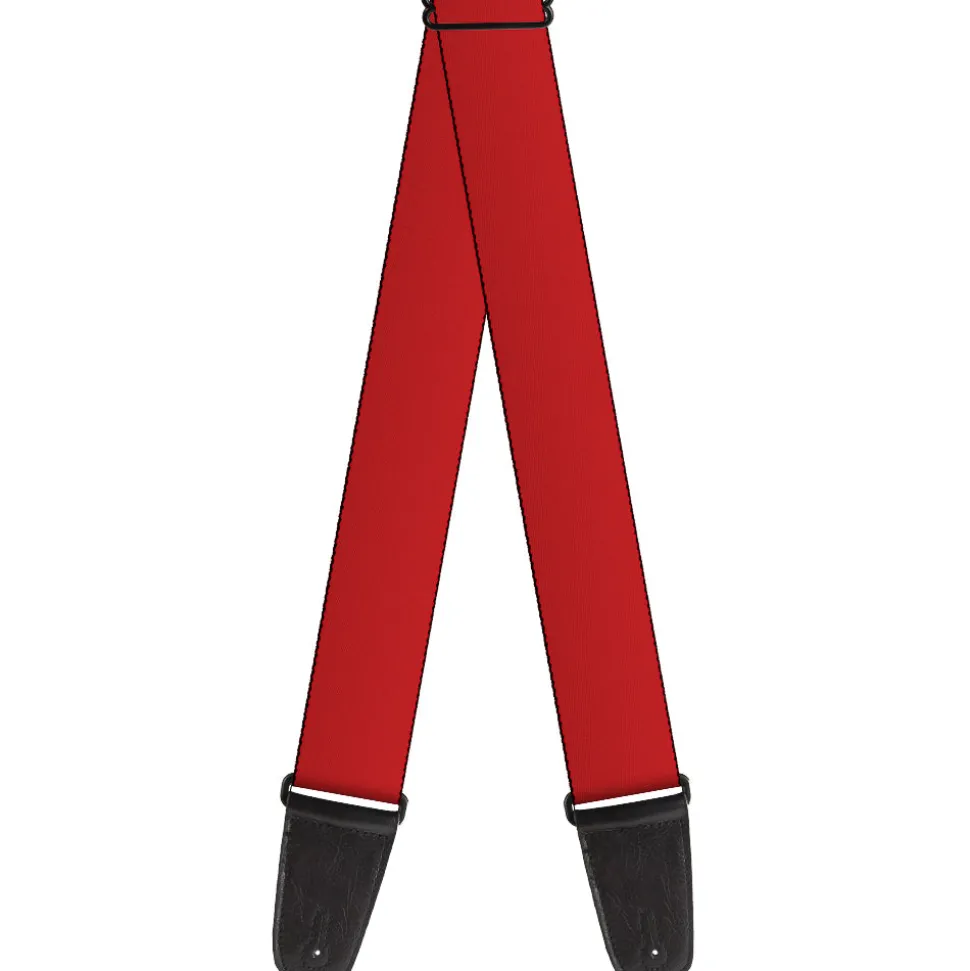 Guitar Strap - Christmas Red
