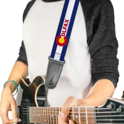 Guitar Strap - Colfax Colorado Flag
