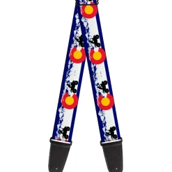 Guitar Strap - Colorado ATV Rider Mountains
