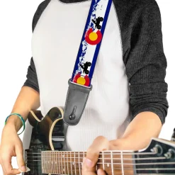 Guitar Strap - Colorado ATV Rider Mountains