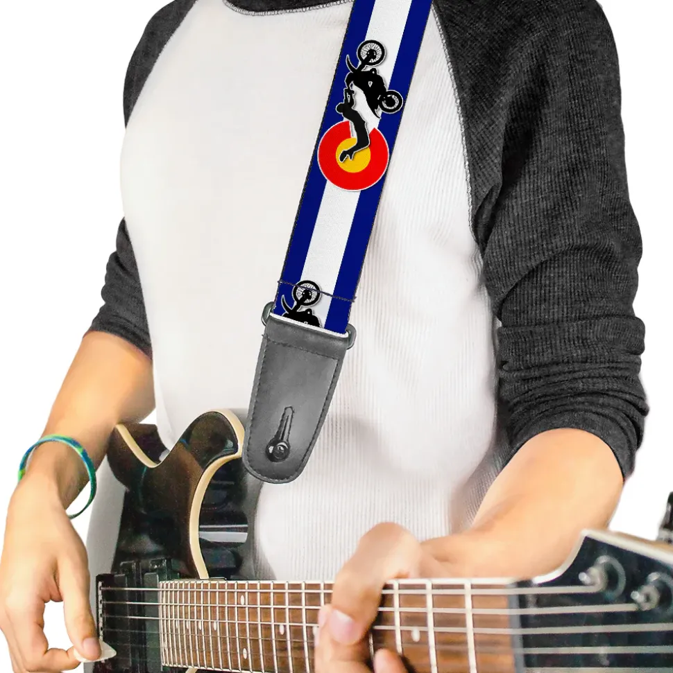 Guitar Strap - Colorado Freestyle Motocross Superman