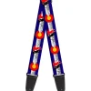Guitar Strap - Colorado Skier1 Red Mountains