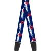 Guitar Strap - Colorado Snowboarder Snowy Mountains Weathered