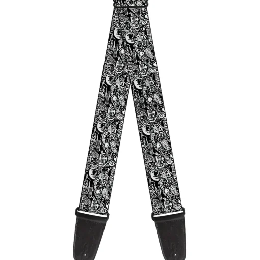 Guitar Strap - Comic Nightmare