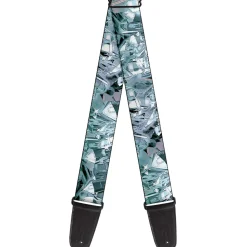 Guitar Strap - Crystals3 Clear