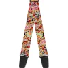 Guitar Strap - Dancing Catrinas Collage Multi Color