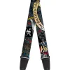 Guitar Strap - Dead Men Tell No Tales Gray