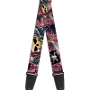 Guitar Strap - Dead Men Tell No Tales Pink