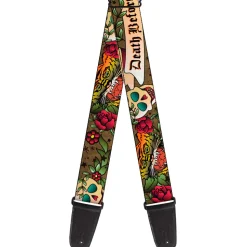Guitar Strap - Death Before Dishonor Olive