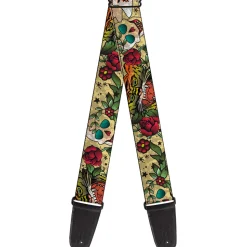 Guitar Strap - Death Before Dishonor Tan