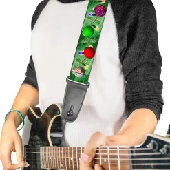 Guitar Strap - Decorated Tree