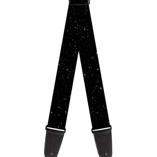 Guitar Strap - Deep Space2 Black White