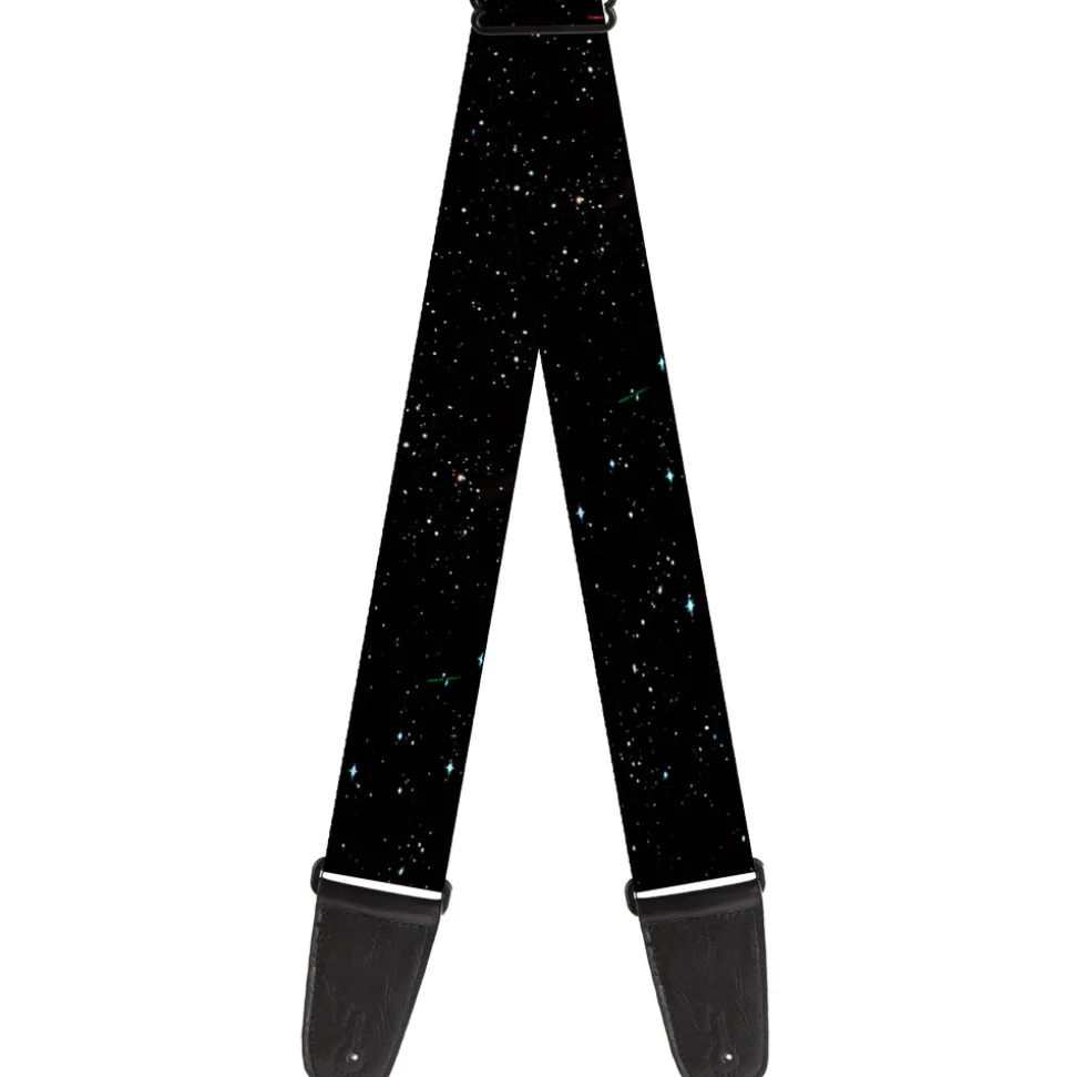 Guitar Strap - Deep Space2 Black White
