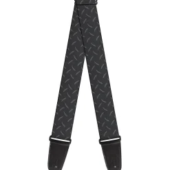 Guitar Strap - Diamond Plate Grays
