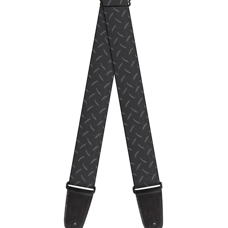 Guitar Strap - Diamond Plate Grays