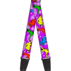 Guitar Strap - Dinosaur Cartoon