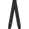 Guitar Strap - Dog Bone Black White