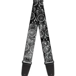 Guitar Strap - Dream Catcher Galaxy Black/White