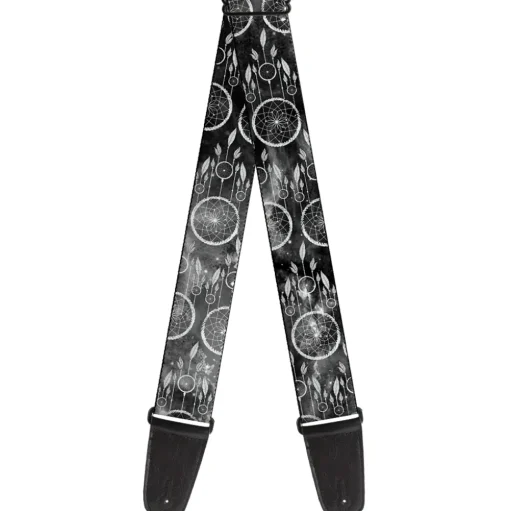 Guitar Strap - Dream Catcher Galaxy Black/White