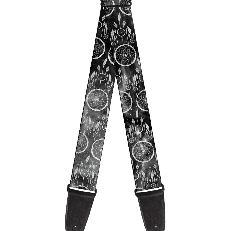 Guitar Strap - Dream Catcher Galaxy Black/White