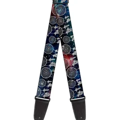 Guitar Strap - Dream Catcher Galaxy White