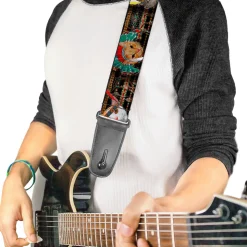 Guitar Strap - Dream Catcher Cats