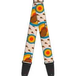 Guitar Strap - Drumstick Target
